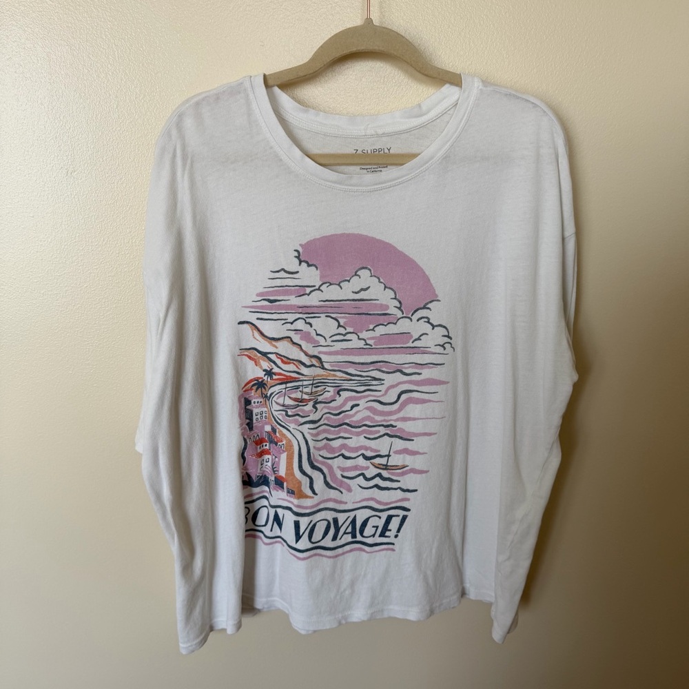 Z SUPPLY Bon Voyage Travel Graphic Tee